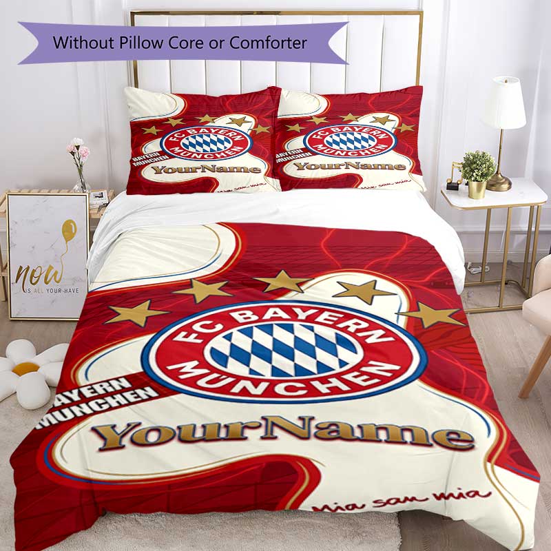 Fc Bayern München 41 Customize your name Bedding Set Breathable Duvet Cover with Pillowcases Home Decoration Birthday Gift
