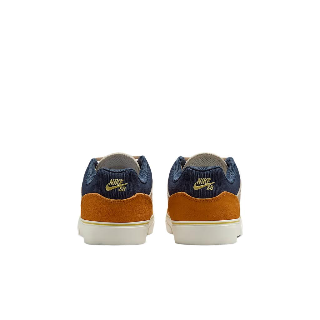 Nike Canvas Low Top Skateboard Shoes Light Earth Brown/King's Sail/White Lightning Blue Unisex Kids' HF1205-100