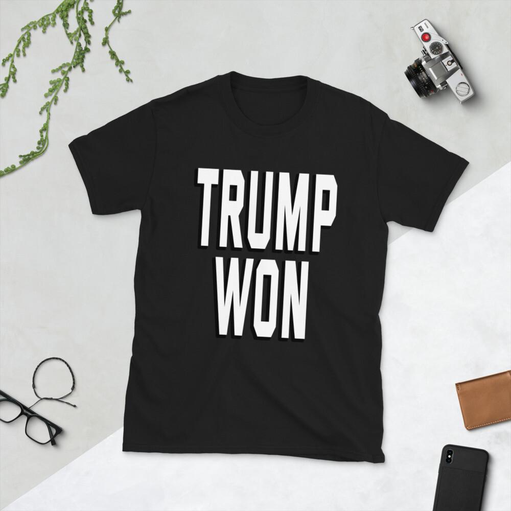 Trump Won President USA Election 2020 Kanye Biden Harris America T-Shirt XXXXL