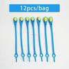 1 Pair Round Elastic Silicone Shoelaces No Tie Universal Comfort Slip On Replacement Shoe Straps for Men Women