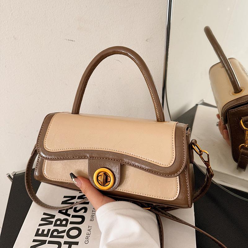 

Popular bags women s autumn and winter new niche retro messenger bags portable small square bags