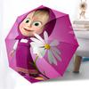 1pc Masha Automatic Folding Umbrella, Portable Collapsible Design, Casual Outdoor Accessory L1127070