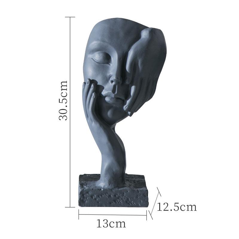 Modern Abstract Figurines Office Desk Decoration Accessories Figure Statue Modern Art Home Bedroom Living Room Interior Decor