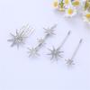Bride Hair Clip Bridal Barrettes Rhinestones Hair Clip Bride Hair Pin Hair Comb Wedding Barrettes Bride Hair Accessories