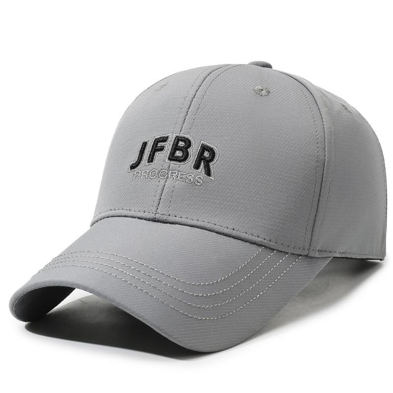 Letter Embroidery Hardtop Outdoor Cap Men'S Spring And Summer Versatile Fashion Trendy Brand Sunshade Baseball Cap Women