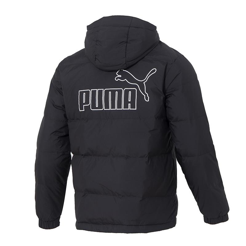 Puma Logo Windproof Outdoor Duck Down Warm Long Sleeve Down Jacket Unisex outerwear 692811-01