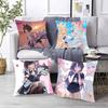 Kawaii Girl Cool Game Blue Archive Cushion Cover Decor Home Throw Pillow Covers For Couch Camping Pillow Cover Decorations