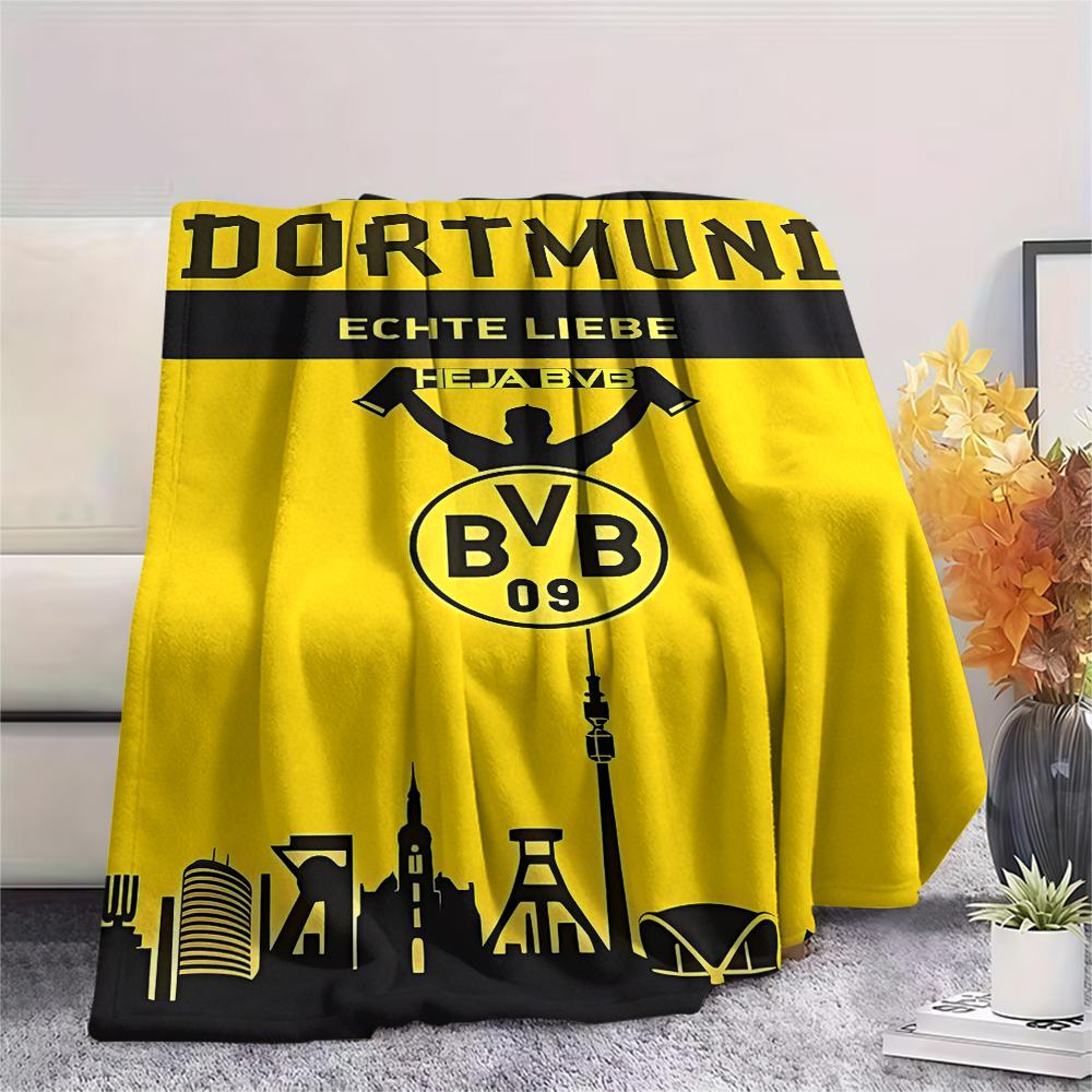 1 Peça Cobertor de Flanela com Estampa BVB, Alta Qualidade Todas as Estações, Decoração de Casa, Calor e Conforto, Perfeito para Presentes de Natal