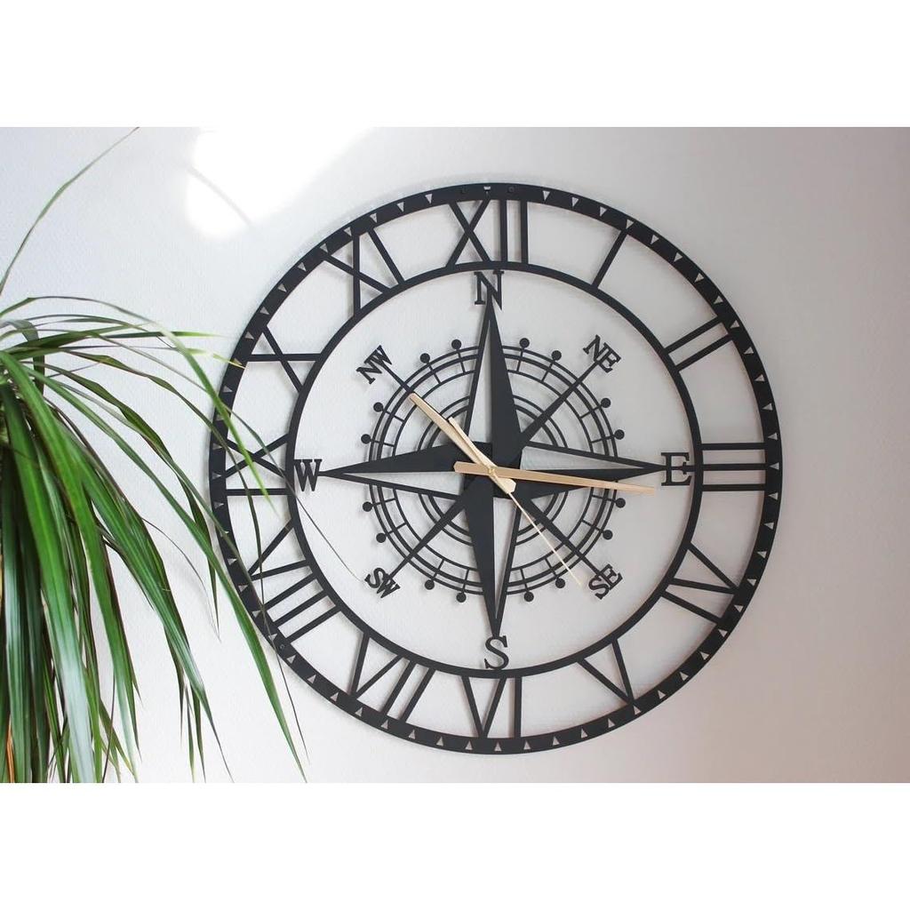 Clock for Living Room, Bedroom, Office, Kitchen, Home and Hall | Antique Fancy Big Size Modern Wall Watch for Home Decor  60CM)