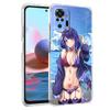 Genshin Impact Hentai seksowna dziewczyna etui na telefon do Xiaomi Poco X3 NFC M3 F3 Redmi uwaga 10 9S 9 8 Pro 7 8T 9C 9A 8A K40 przezroczysta okładka