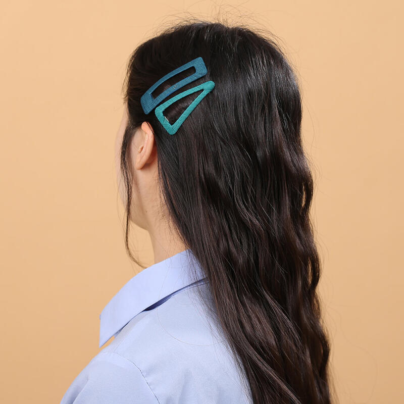 Triangle Snap Pin 2-piece Set (blue + Navy)