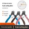 9-Stift Wickelzange für 1,5 mm, 2,25 mm, 3 mm Kupfer- und Metalldraht - Schmuck- und Perlen-DIY Schlaufenwerkzeug