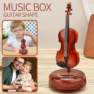 Kreativní kytara Ornament, hudební skříňka, domácí dekorace dárek