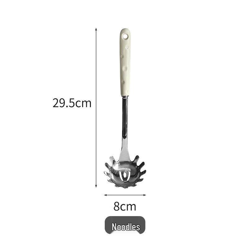 Qianxing Cream Style Ceramic Handle Noodle Ladle