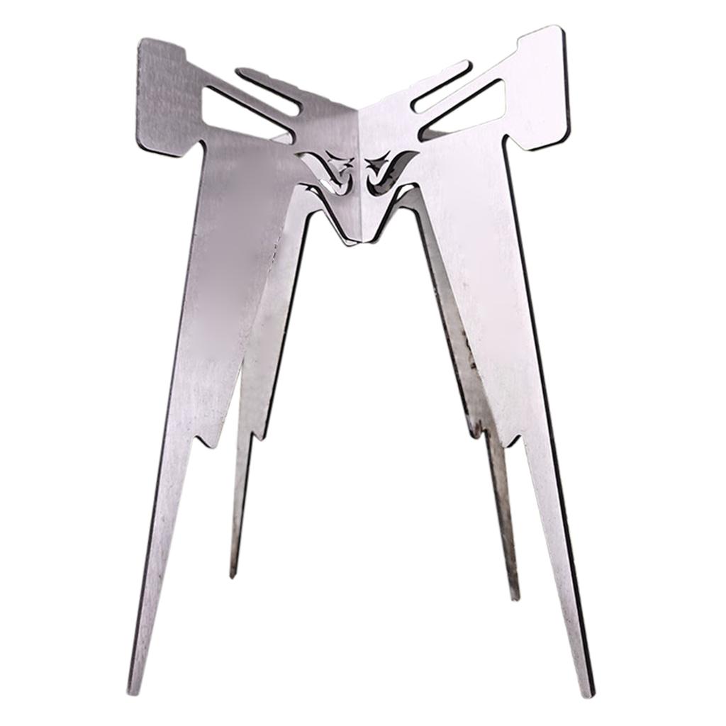 Folding Camping Pot Support   Stand Trivet Stove Rack for Outdoor Camping Hiking Backpacking