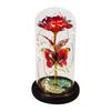 1PC Artificial Rose Flowers Glass Rose LED Light Galaxy Rose Gift For Valentine's Day