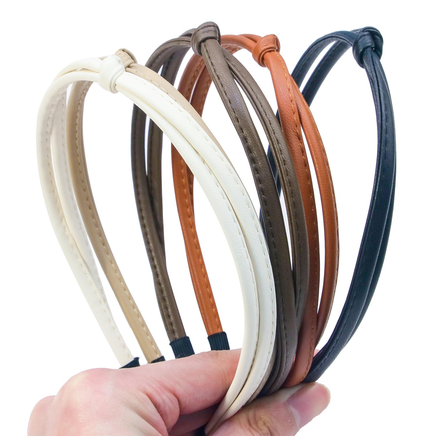 

Женская повязка на голову из ПУ кожи, обруч для волос, ПУ повязки для волос, головной убор, повязки на голову для девочек, женские аксессуары для волос для вечеринок