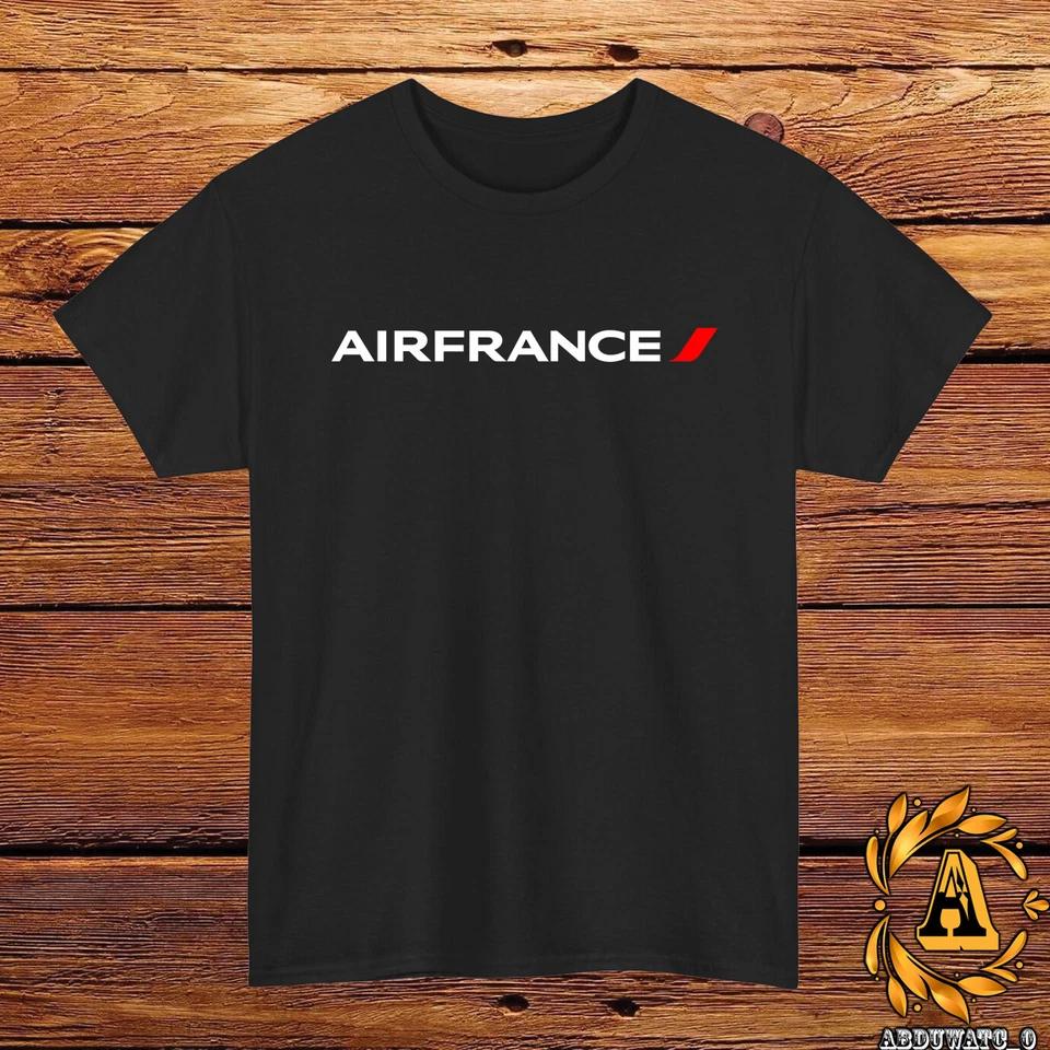 

Air France Airlines Logo T-Shirt Black/Grey/White/Navy /Red/Light Blue S-5XL 4XL