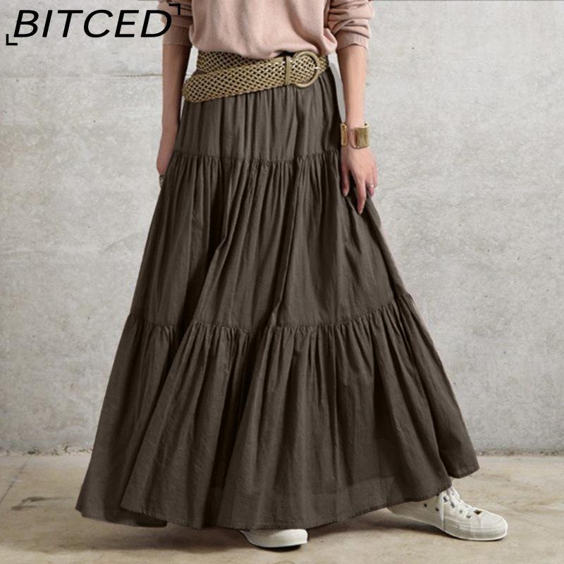 BITCED Damenmode Lässig Sommer Frühling Rock