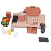 Casa de marcat jucărie voce electronică joc de simulare casier calculator copii educațional jucărie roz