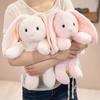 Accompany And Comfort Collection Fluffy Rabbit Plush Doll Cute Soft Rabbit Plush Rabbit Stuffed Doll Cute Gift For Kids  Girls