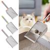 Long Handle Cat Litter Scoop Stainless Steel Pet Feces Shovel Practical Cat Litter Sifter Bunny