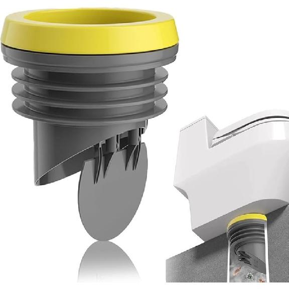 

Фланцевое восковое кольцо для унитаза с клапаном предотвращения обратного потока, герметичное резиновое уплотнительное кольцо для сливной трубы унитаза, уплотнительное кольцо для фланца унитаза серый