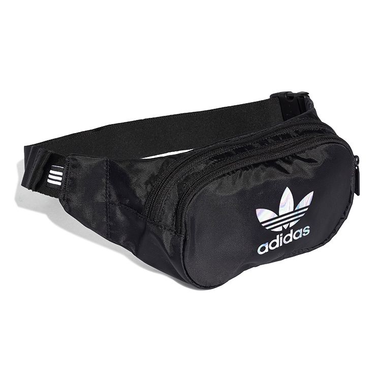 Adidas Originals Essential Polyester Oxford Waist Bag Unisex Bags Black GD4609