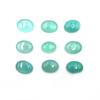 Natural Aqua Chalcedony Oval Cabochon Loose Gemstone Lot 11 Pcs 13*16-15*20 MM 147 CT For Jewelry Making