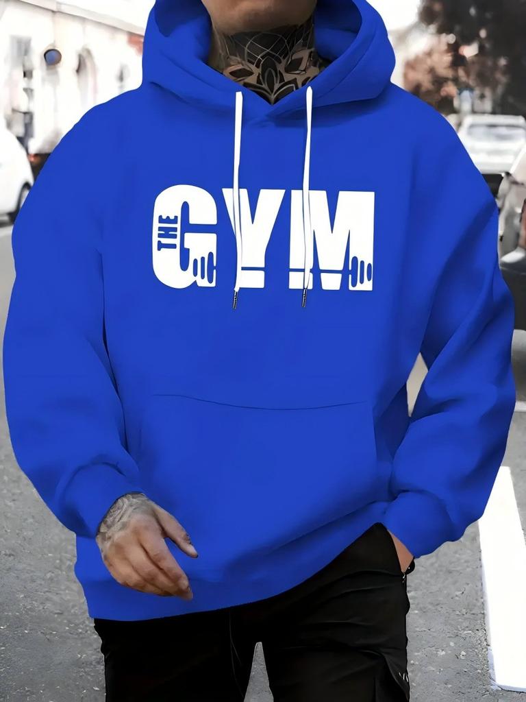 Men's Autumn and Winter Fashionable Casual Loose New York City Graphic Printed Long Sleeved Round Neck Sweatshirt