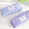 Candy Color Pen Bag Corduroy Pen Case Large Capacity Pencil Bag Japanese Styles Pencil Case School Office Supplies