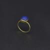 Lapis Lazuli 925 Sterling Silver Ring, Natural Gemstone Handmade Women Boho Ring