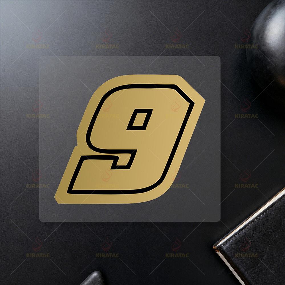 

1pc Gold Motocycle Number Stickers Waterproof for Motobike Fuel Tank Fairing Helmet Car Windows Door Scooter Body Vinyl Decals S-High 5cm