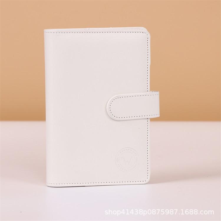 Custom Notebook Planner Organizer Binder Cover Refillable 6 Ring PU Leather A6 Budget Money Saving Binder