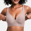 Non Marking Underwear, Women's, Gathered Thin Style, No Steel Ring, Cinched Breast, Anti Sagging, Soft Support, Bra