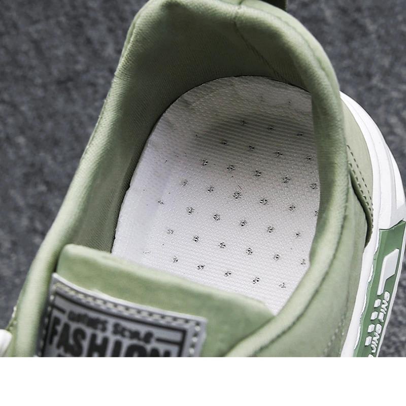 Men Vulcanized Shoes Flat Non-slip Wear-resistant Breathable Sneakers Classic Fashion Canvas Casual Shoes Brand Shoes for Men