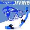 Baoyuan Adult Silicone Diving Mask & Full Dry Snorkel Set