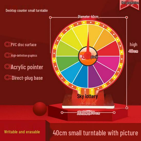 Tombolové kolo pro mateřskou školu - Zábavná otočná hra a učební pomůcka