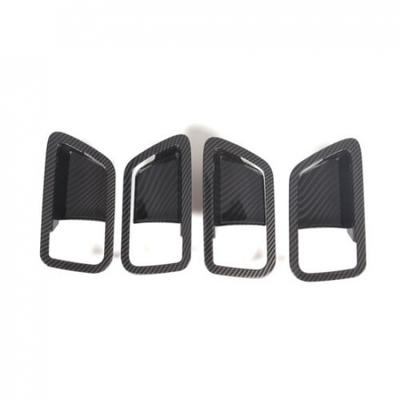 ABS Carbon Fiber Inner Door Bowl Trim Cover For Toyota Tundra/Sequoia -24