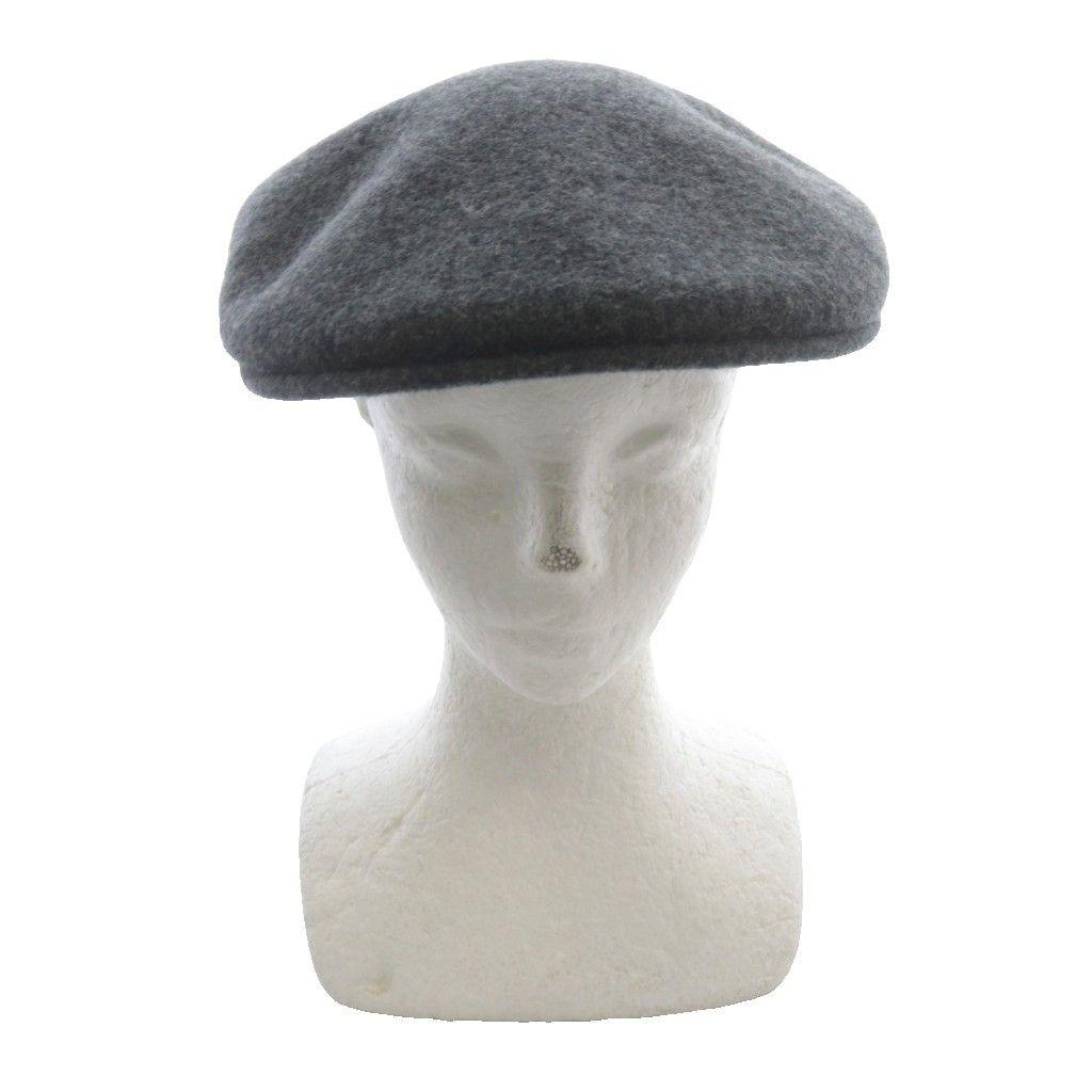 Used KANGOL WOOL 504 Hunting Hat L Gray