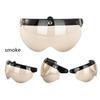 Universal 3 Snap Retro Helmet Visor Windproof Sun Shield Half Face Motorcycle Helmets Visor