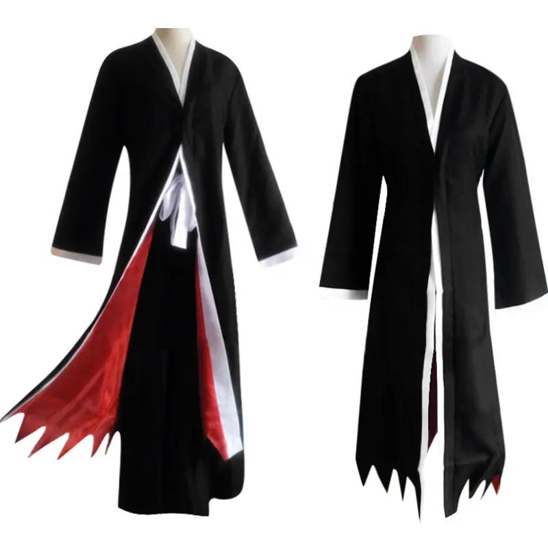 Anime Bleach Kurosaki Ichigo Cosplay Tensa Zangetsu Costumes Die Pa Soul Society Shinigami Kimono Set Mugetsu Uniform