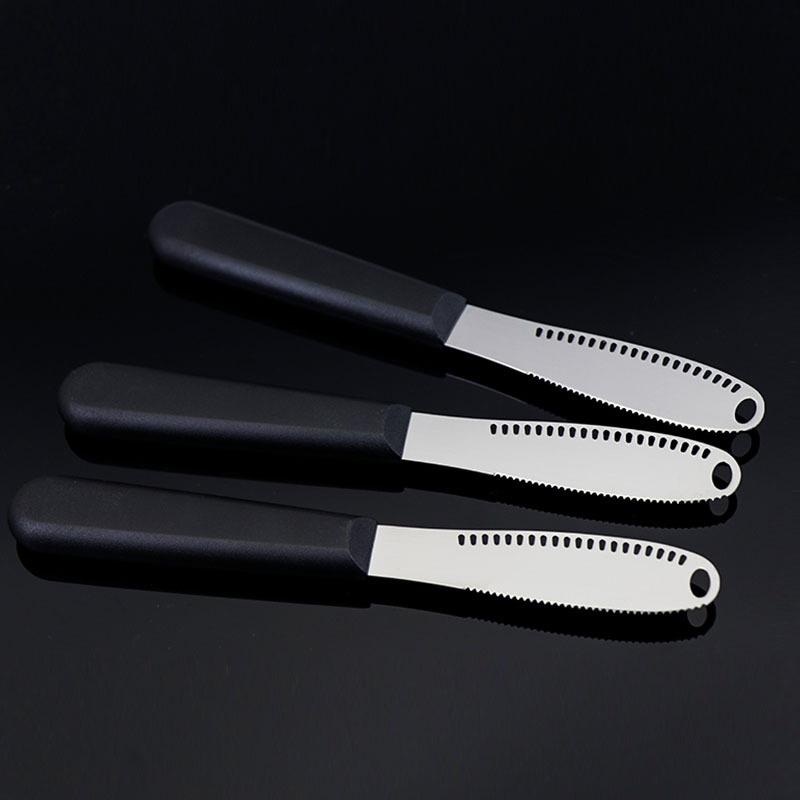 3 In 1 Stainless Steel Butter Knife Cheese Dessert Jam Spreaders Cream Scraper Bread Splitter Butter Spreader Kitchen Accessorie