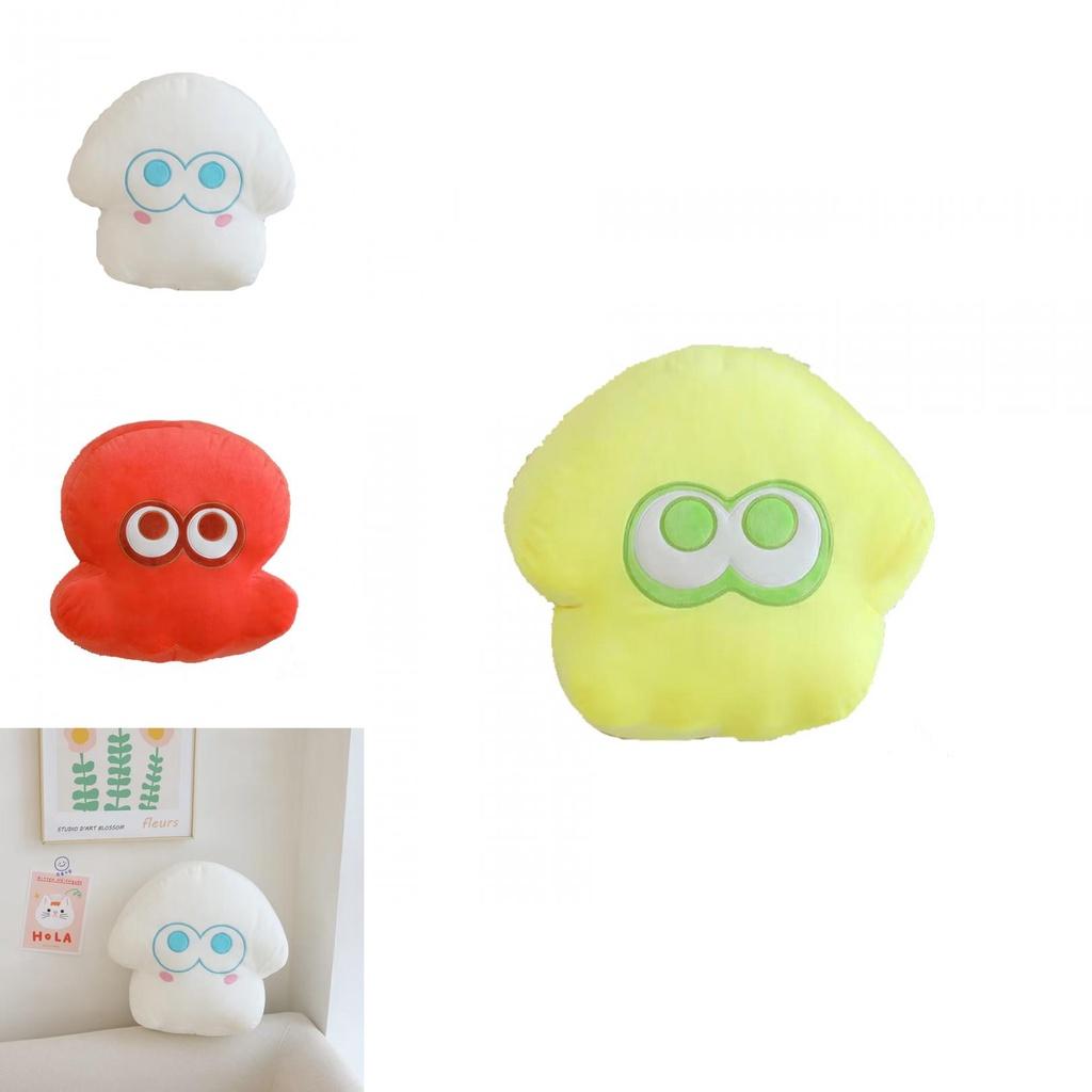 Splatoon Octopus Plush Pillow Cushion For Kids Orange Blue Yellow White Purple Red Dark Blue