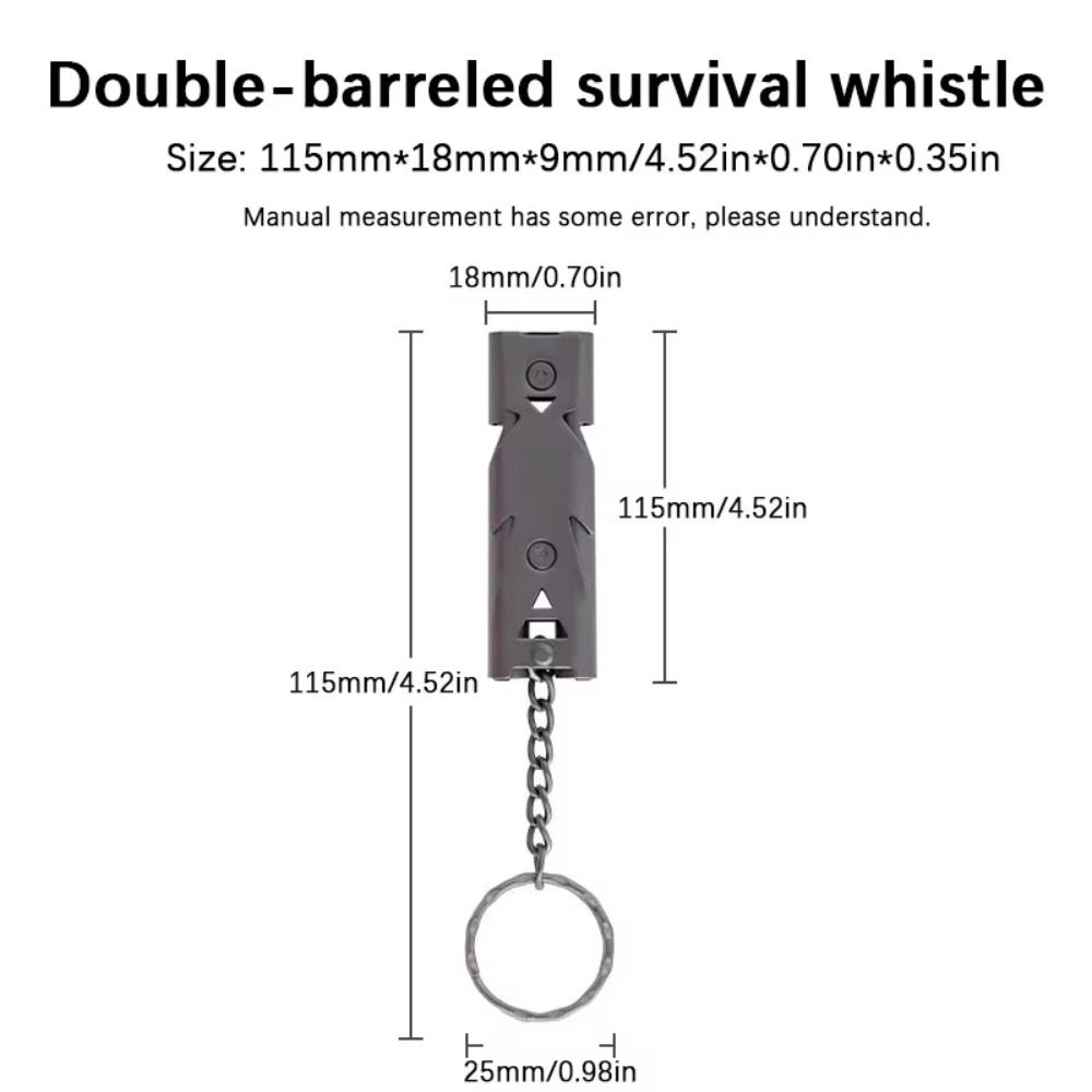 Multi-function Emergency Survival Whistle Loud Sound Emergency Whistle  Camping
