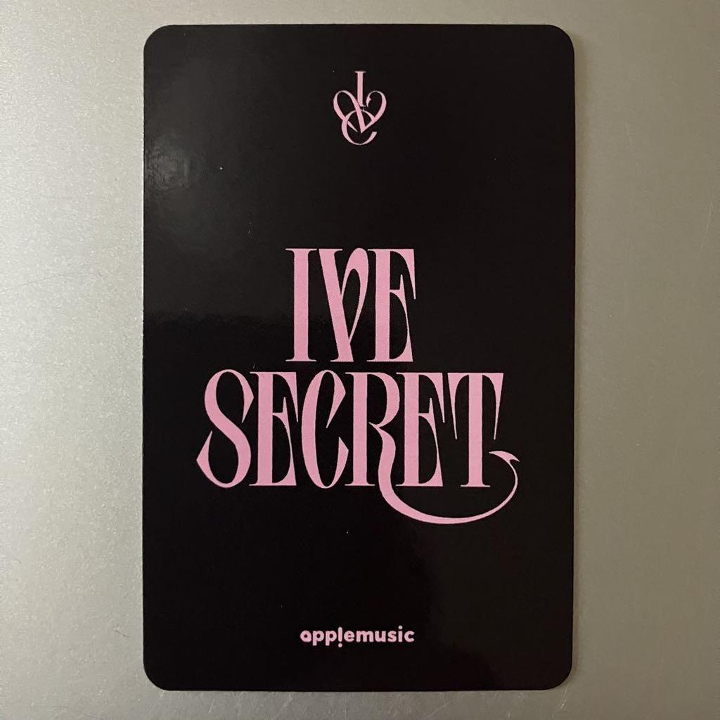 [USED] IVE SECRET applemusic pre-order bonus Wonyoung