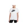 Kids Round Neck Logo Print Short Sleeve T-Shirt Kids Tops White AR5088-112