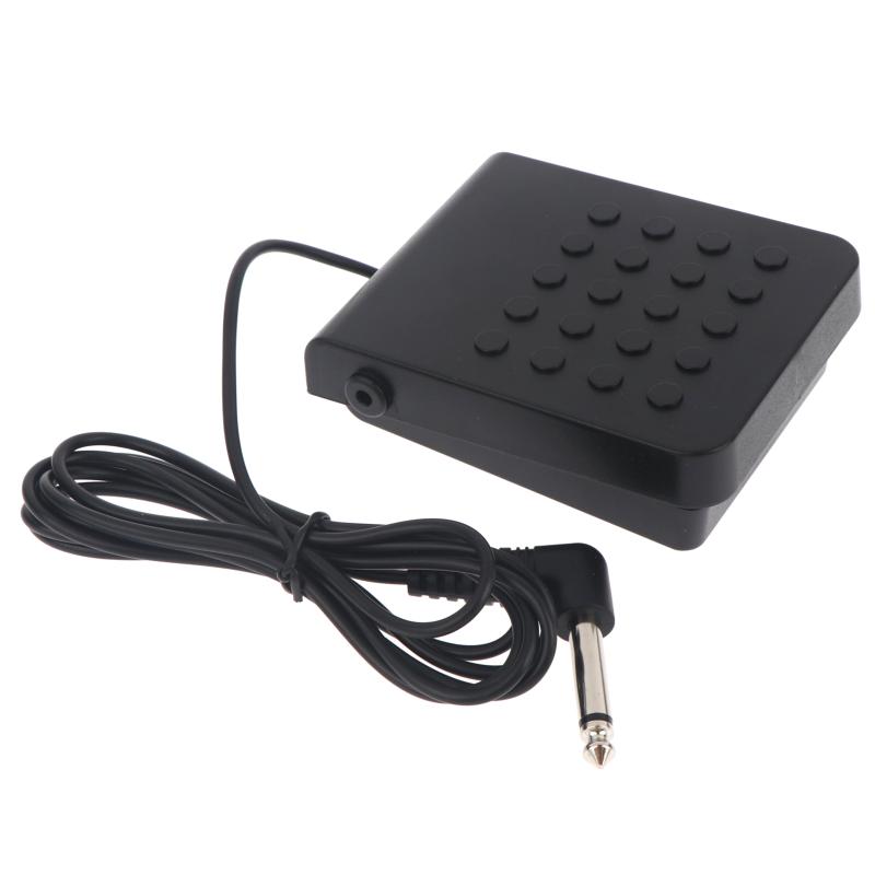 1Pcs Universal Sustain Pedal With Chrome Pedal Non Slip Base For All Digital Pianos Electronic Keyboards Home Practice