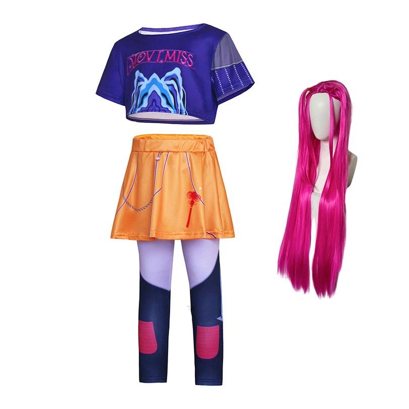 Filles Mira Cosplay Mira Jeu de rôle Costume d'Halloween Tenues de Carnaval Filles Pantalon pour 110-160 cm