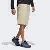 Adidas Logo Letter Print Solid Color Loose Shorts Men Bottoms Beige IC4412